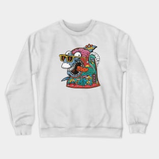 Tripping Shark Crewneck Sweatshirt